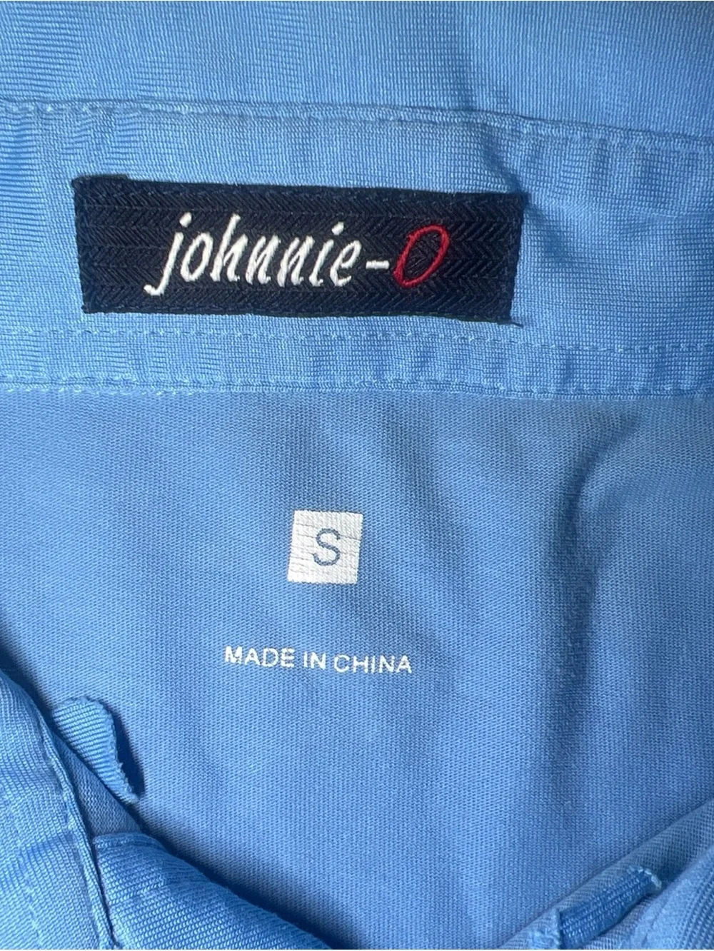 Johnnie O Men’s Size Small Blue Short Sleeve Polo - Picture 3 of 6